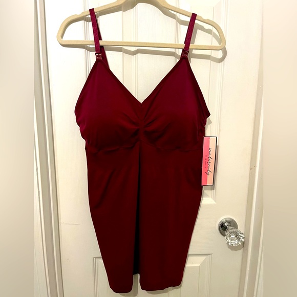 NWT maternity/nursing tank by Emma’s Expression. Maroon, fully adjustable OSP - Picture 1 of 6